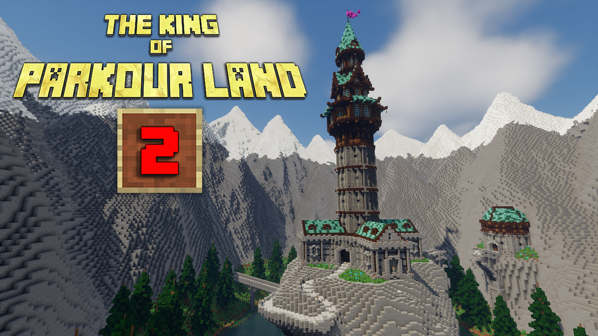 下载 The King of Parkour Land 2 对于 Minecraft 1.16.4